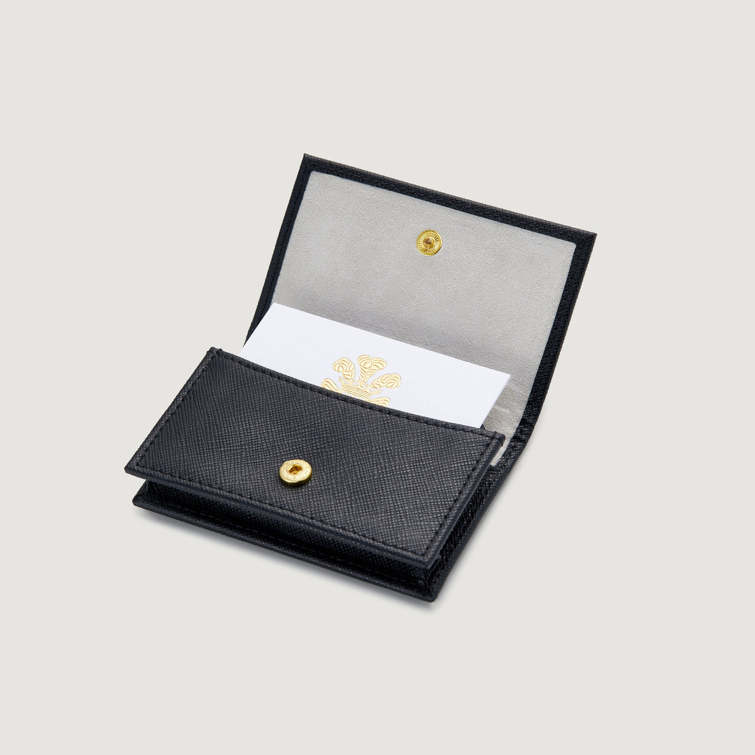 Men's Leather Sample Wallet - Black - Image 3